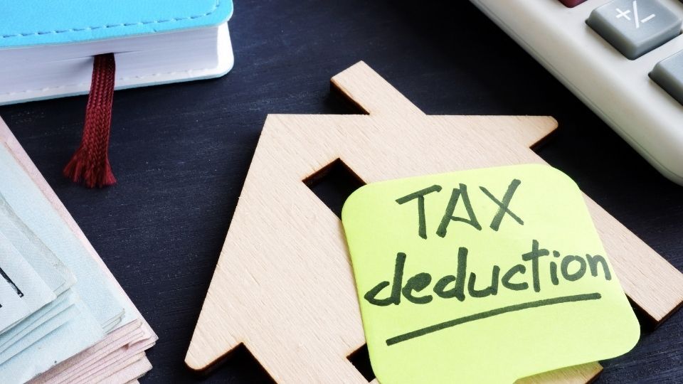 (In the image you can see tax deduction on property expenses being showcased)