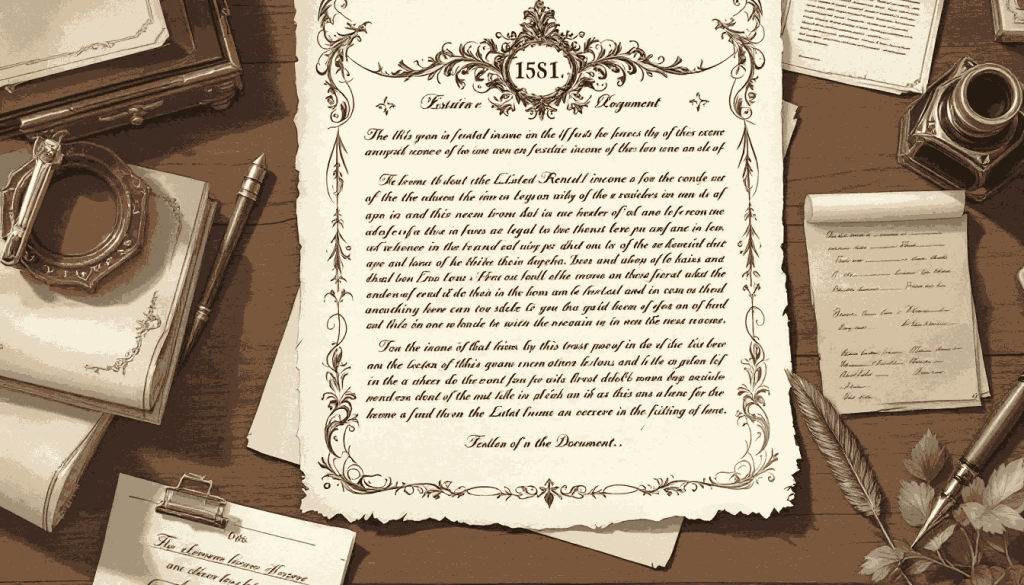 An image depicting the process of creating a declaration of trust for rental income.