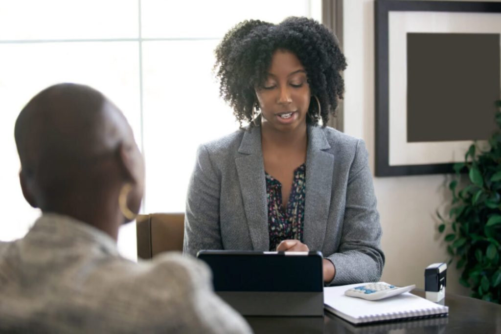 A financial consultant advising a client about tax compliance and legal risks.