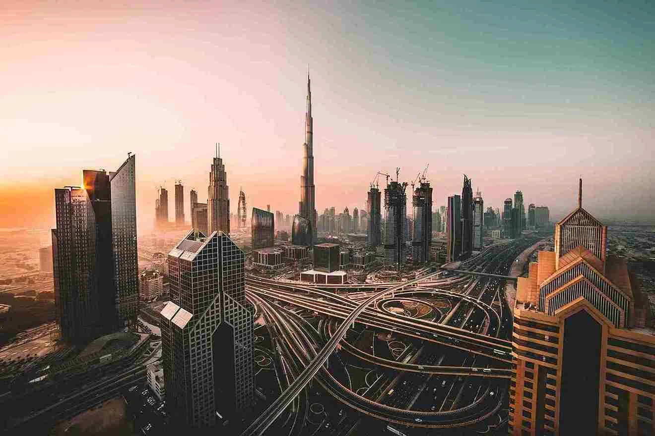 Image showing the eveing side of Dubai.
